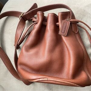 Coach Tan Leather Shoulder Bag